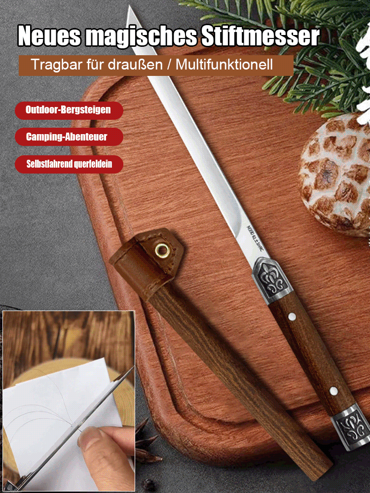 Hochwertiges Taschenmesser aus gehämmertem Edelstahl