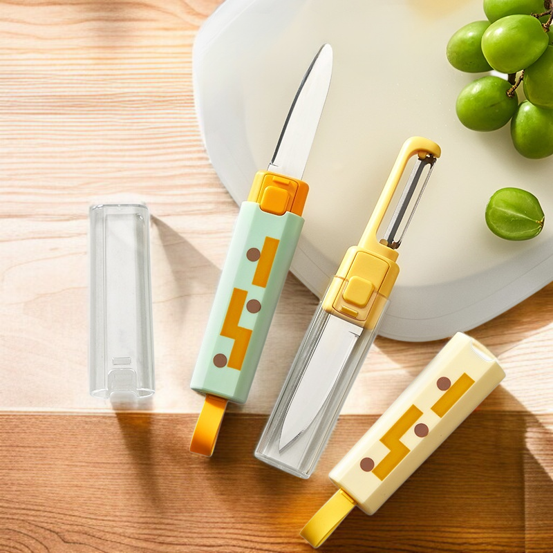 가정용 휴대용 다용도 과일칼 투인원 제품 사진