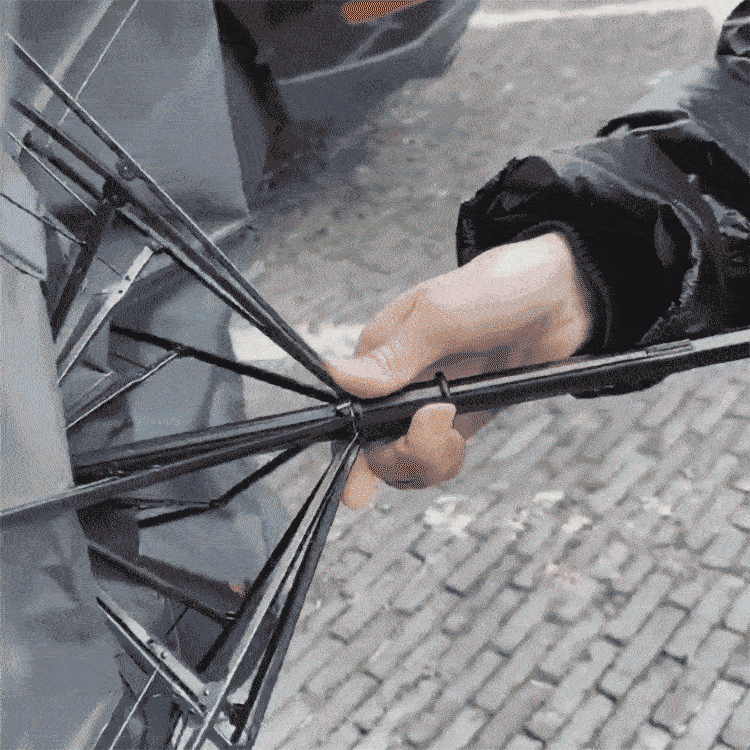 遮光遮熱UVカット車用傘式サンシェード