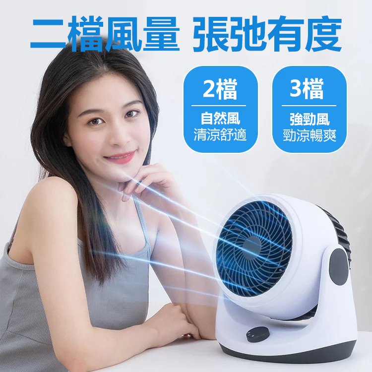 【即開即冷 3秒快速降溫】2024新款空氣循環冷風扇