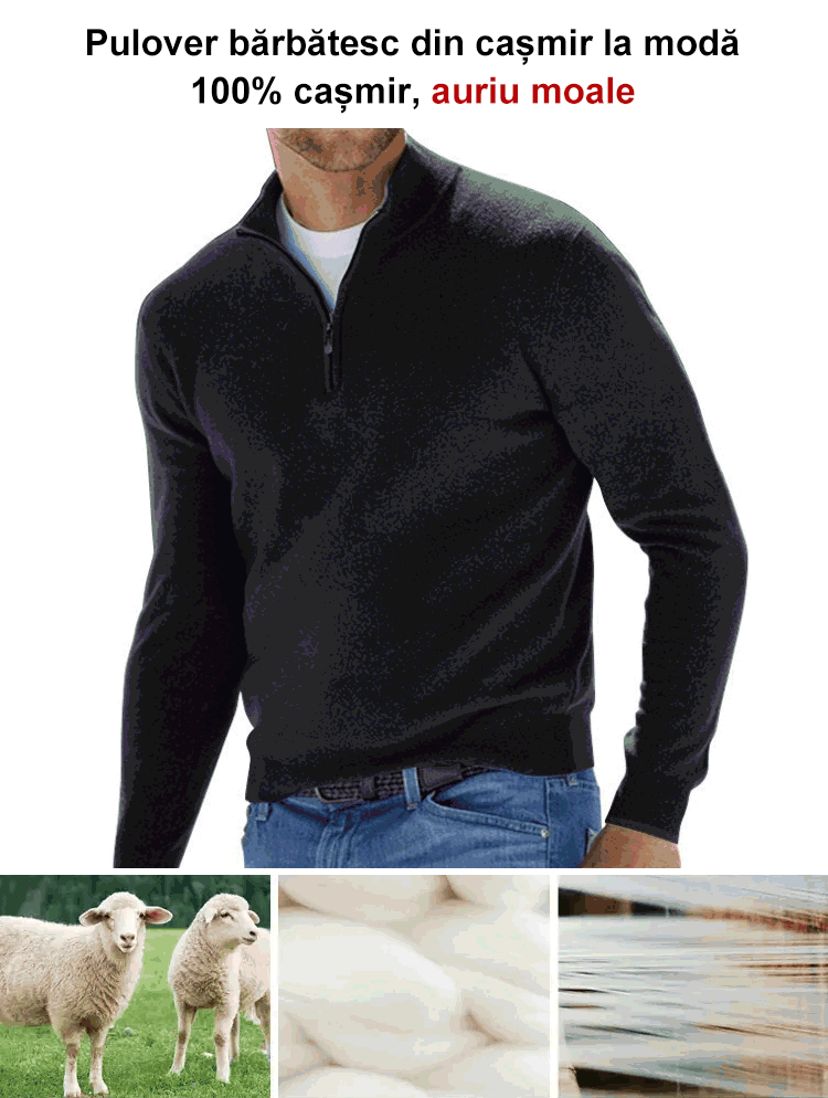 Pulover din cașmir european și american