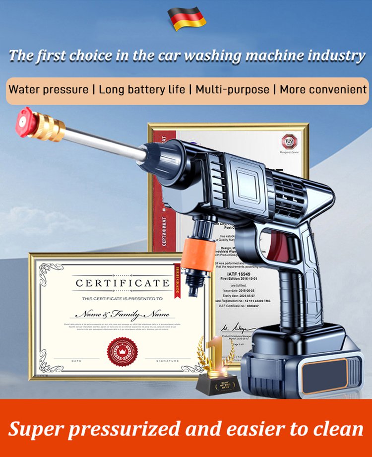 Lithium Battery Car Washing Spray Gun