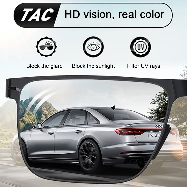 Fashionable square frame polarized sunglasses