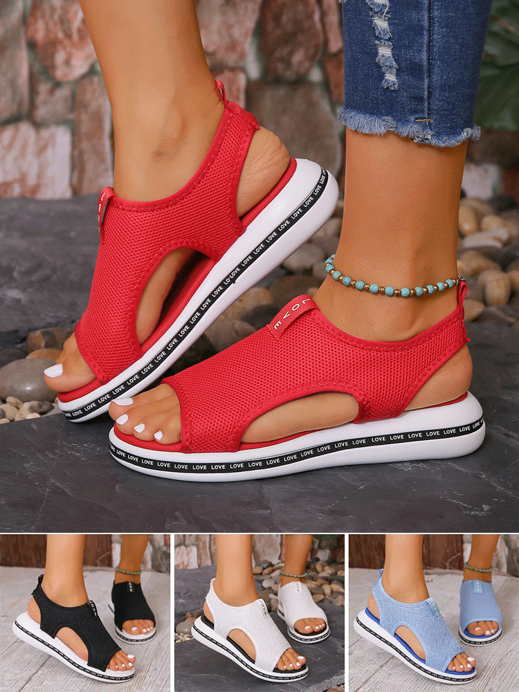 Sandales en maille orthopédique super douces