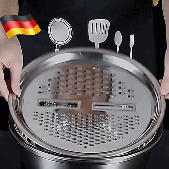 304 Stainless Steel Shaving Basin 3 Piece Set