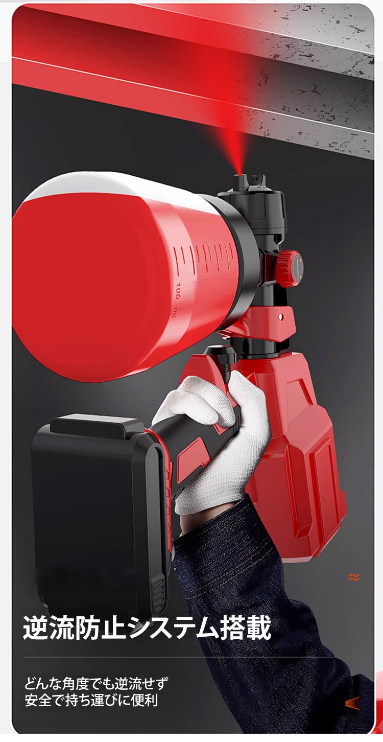 多機能電動スプレーガンの付属品セット