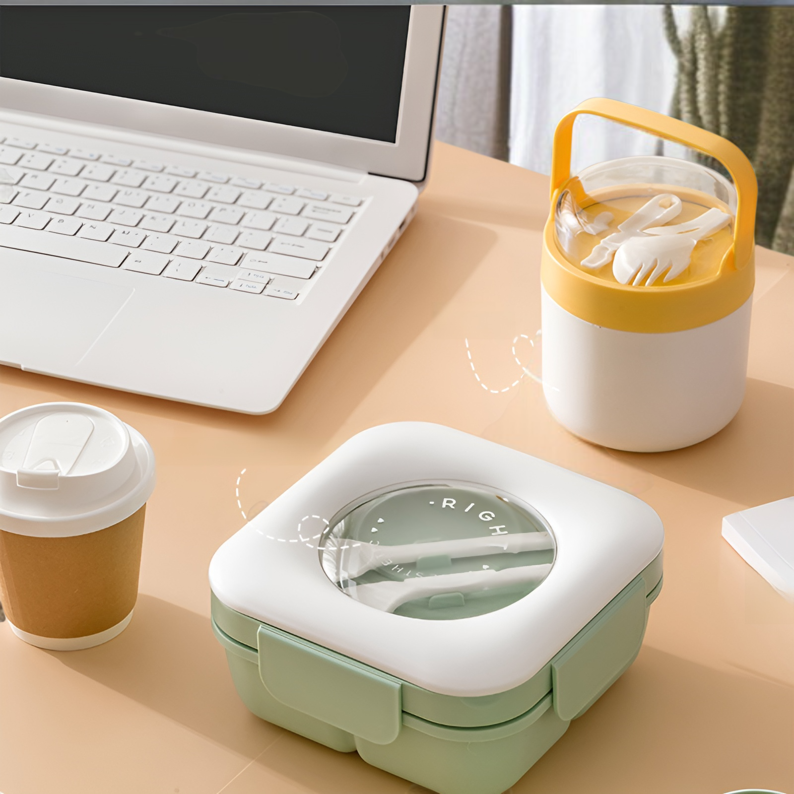 スクエア型ランチボックスのサイズ比較