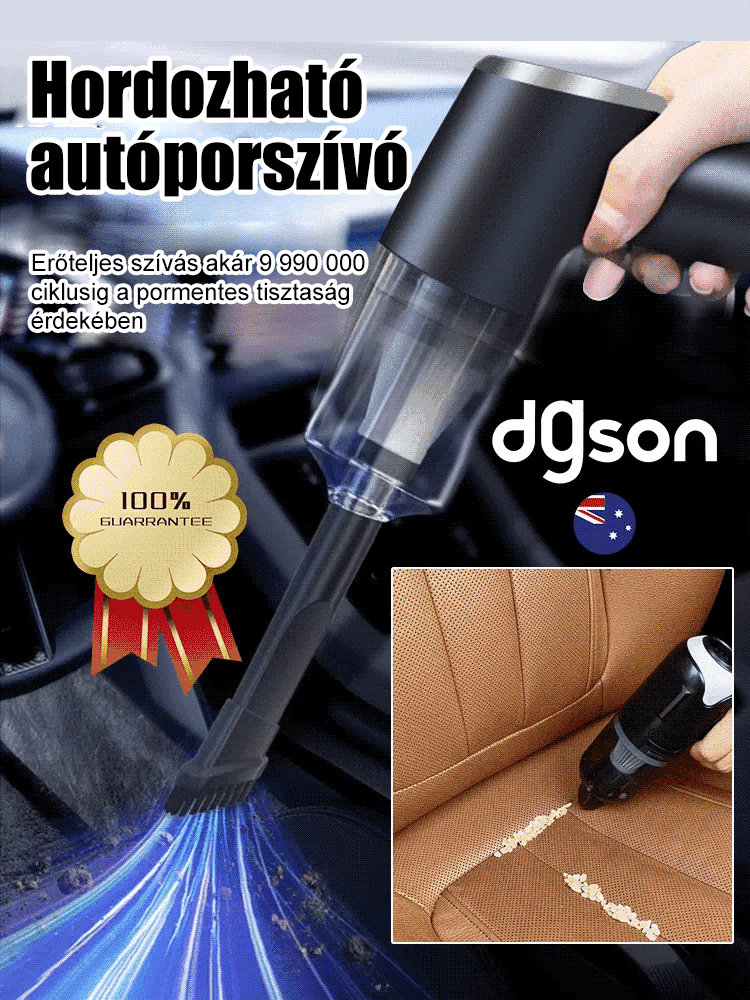 Hordozható autóporszívó