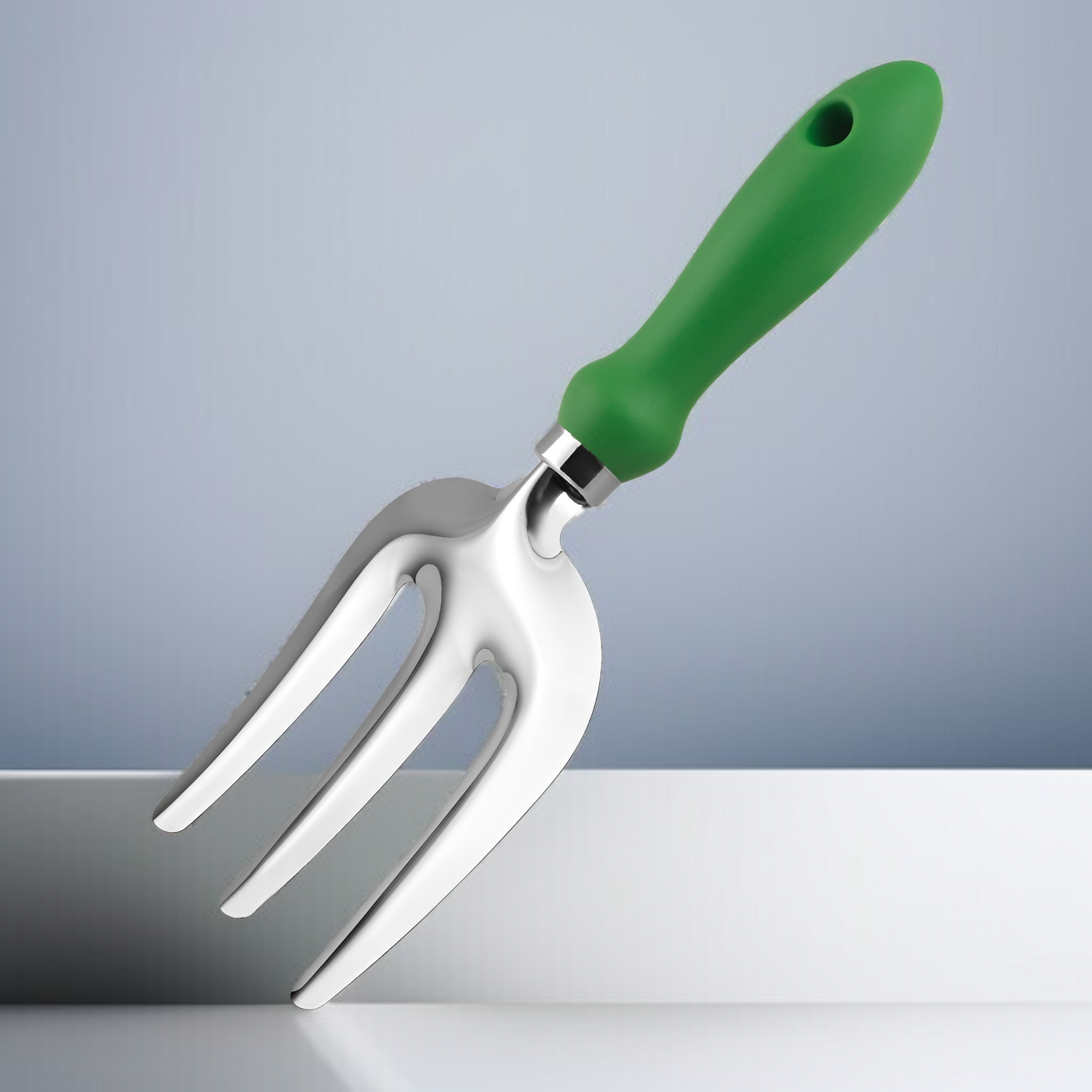 Ergonomischer Kunststoffgriff für komfortable Gartenarbeit