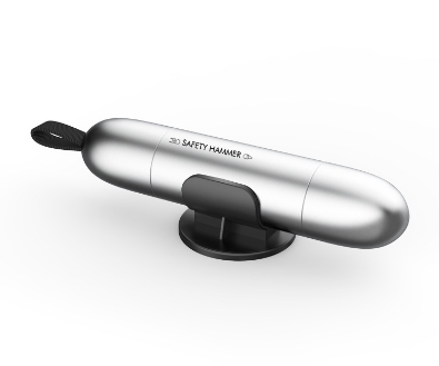 In-car multifunctional emergency safety hammer