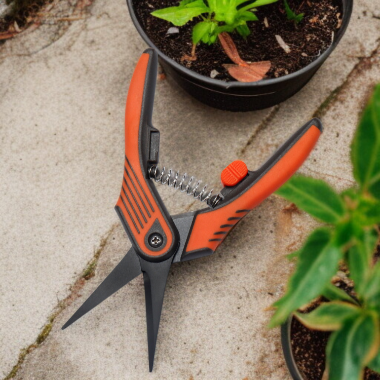 園芸用はさみ 園芸鋏 シャープで耐久性がある セーフティキャッチ やぶ 滑り止めハンドル