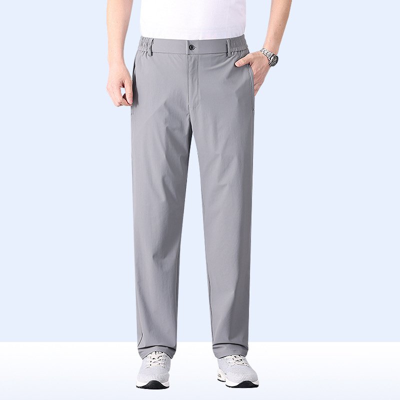 Ice Silk Stretch Quick-Dry Casual Pants