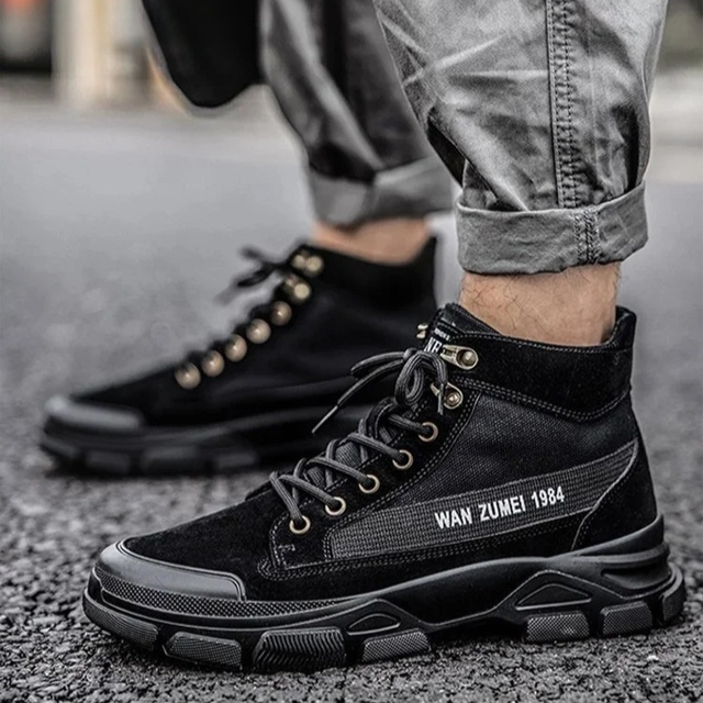 남성 하이탑 워커 부츠