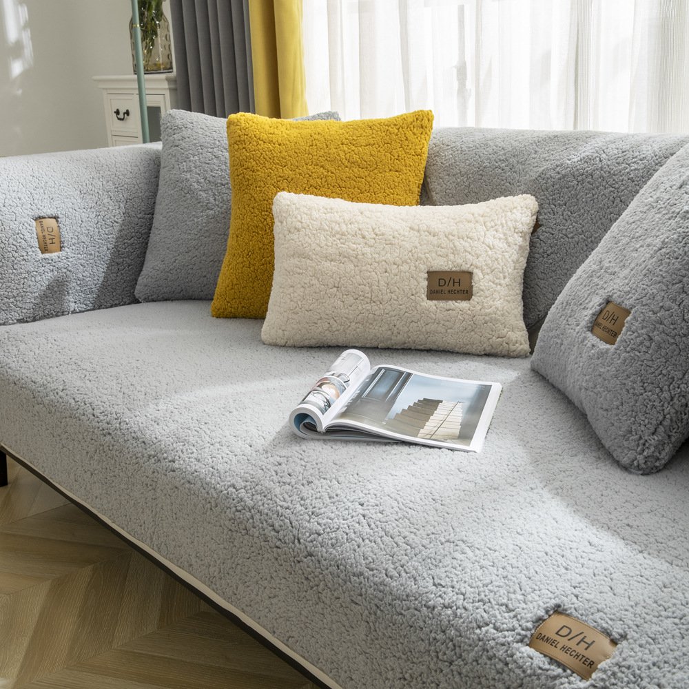 고급 미끄럼 방지 캐시미어 소파 커버