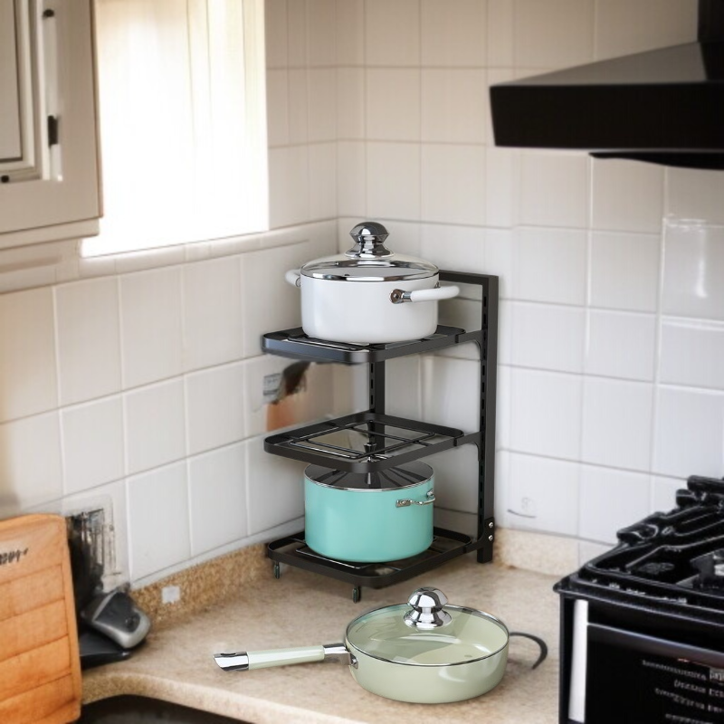 高さ調節可能な棚板の拡大写真