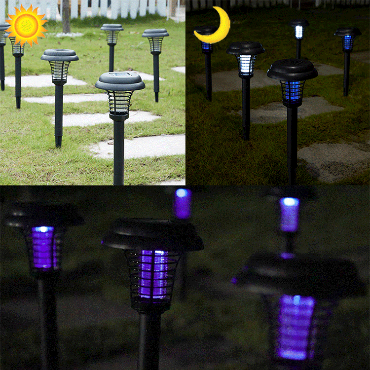 전기 살충 조명 이중 기능 정원 태양광 램프