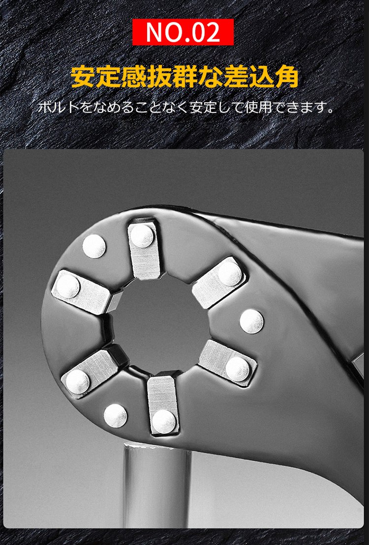 様々なサイズの六角レンチ一覧