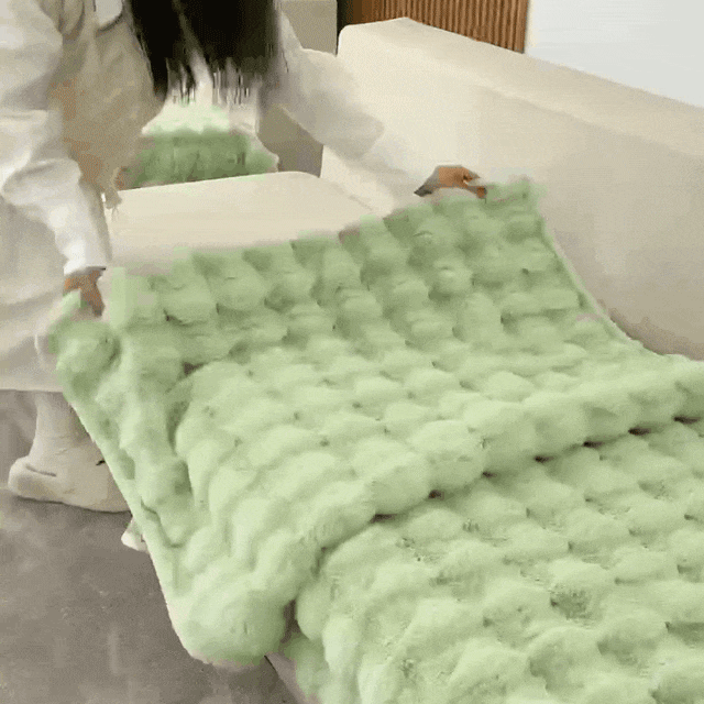 ラビットファーソファカバー