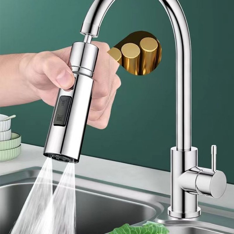 増圧水はね防止蛇口シャワーヘッド