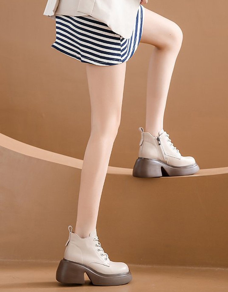 サイドジップショートブーツ