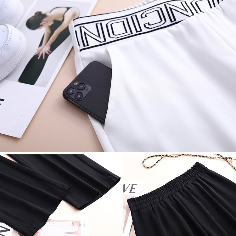 美脚ワイドパンツ