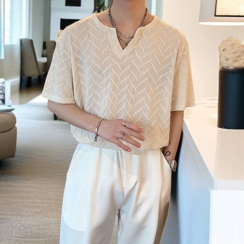 헤어스타일리스트 추천 여름 반팔 티 스타일링