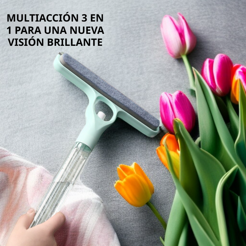 Raspador impermeable para eliminar suciedad de los vidrios