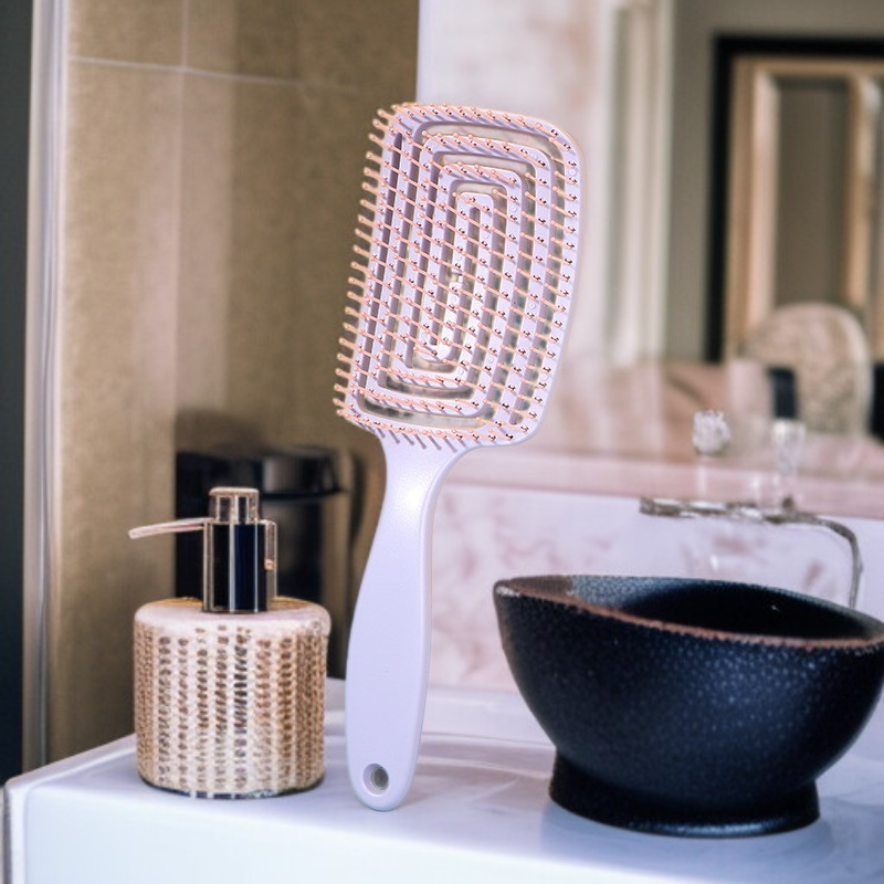 여성용 헤어 부스스한 두피 마사지 빗