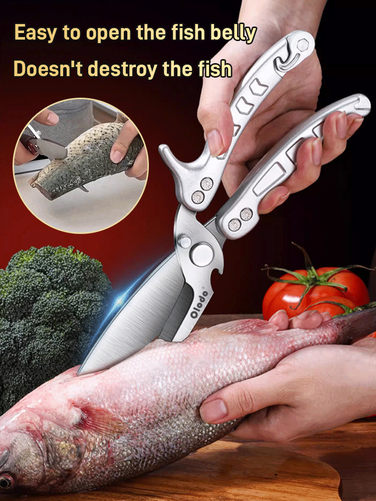 All-steel Whale Shark Multi-function Scissors