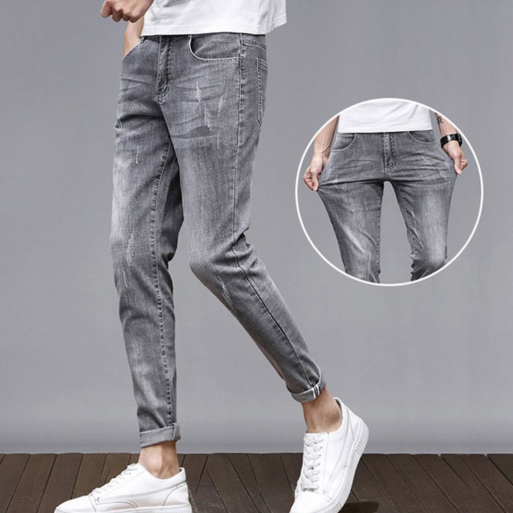 패션 슬림 데님 스키니