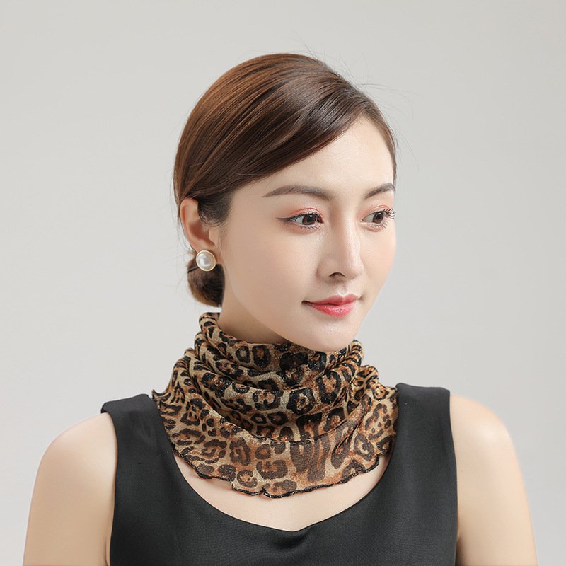 Pullover Thin Sunshade Veil Scarf Neck Protection Scarf