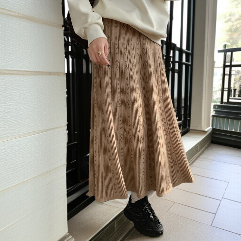 거들먹거리는 스타일의 여성용 A라인 스커트