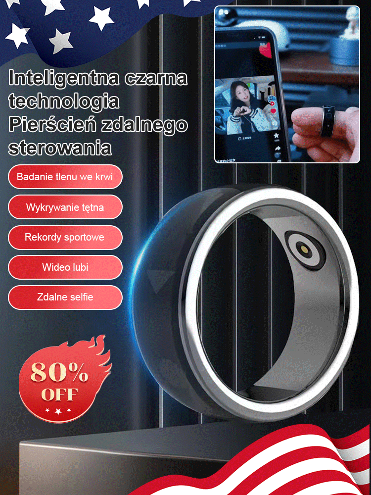 Pierścień zdalnego sterowania】 Pierścień sterowania Bluetooth telefonu komórkowego