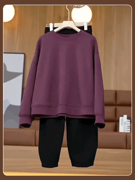 여자 루즈핏 맨투맨 상하세트