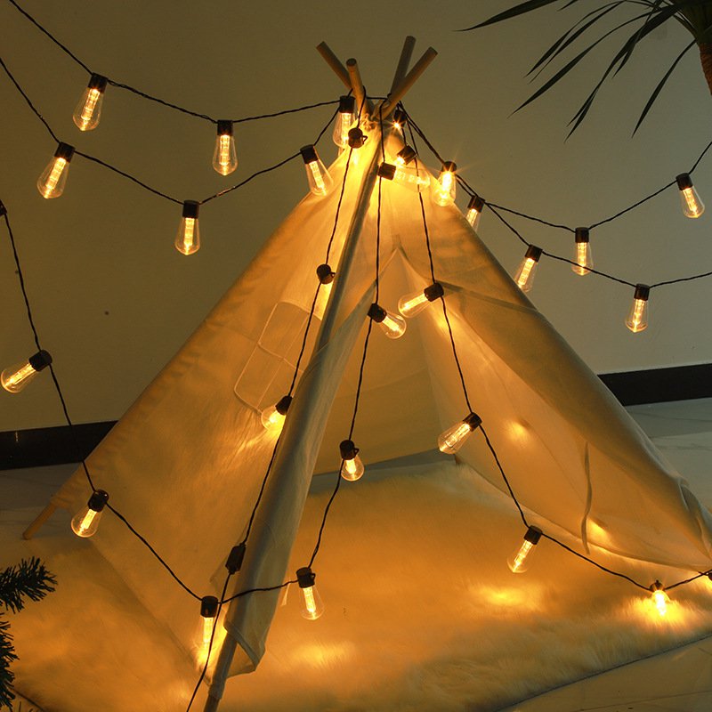 태양열 램프 스트링 정원 장식 야외 캠핑 장식 조명 줄전구