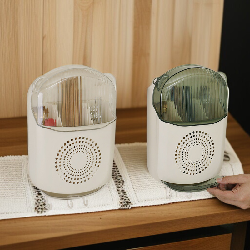 벽걸이형 수저 수납함 설치 모습