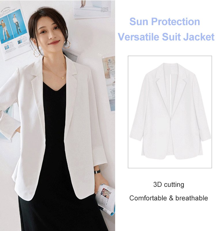 Sun Protection Suit Jacket For Work & Leisure