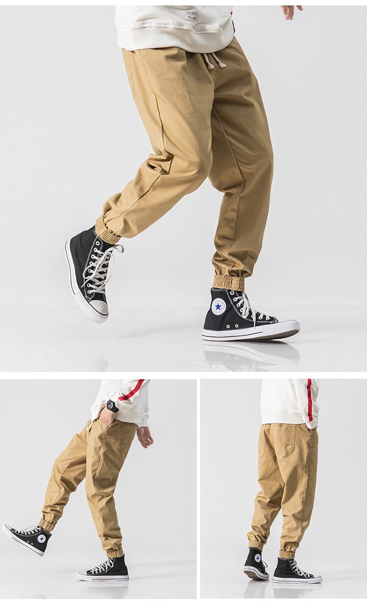 남성 조거 팬츠 활동성 테스트 이미지