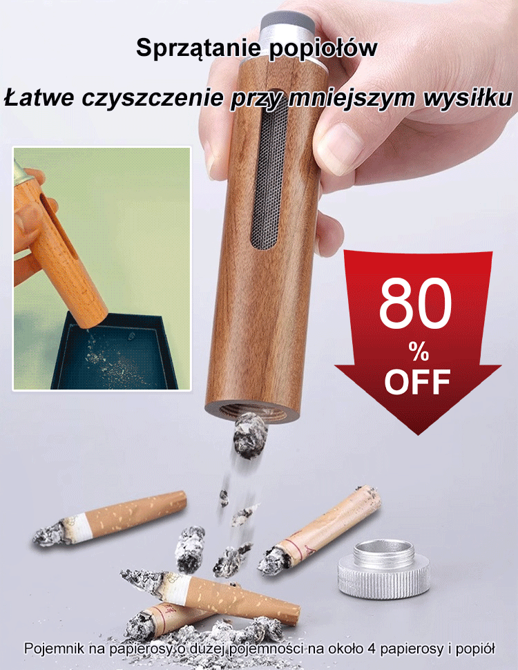 [Usuń bezpłatną popielniczkę] Przenośna popielniczka