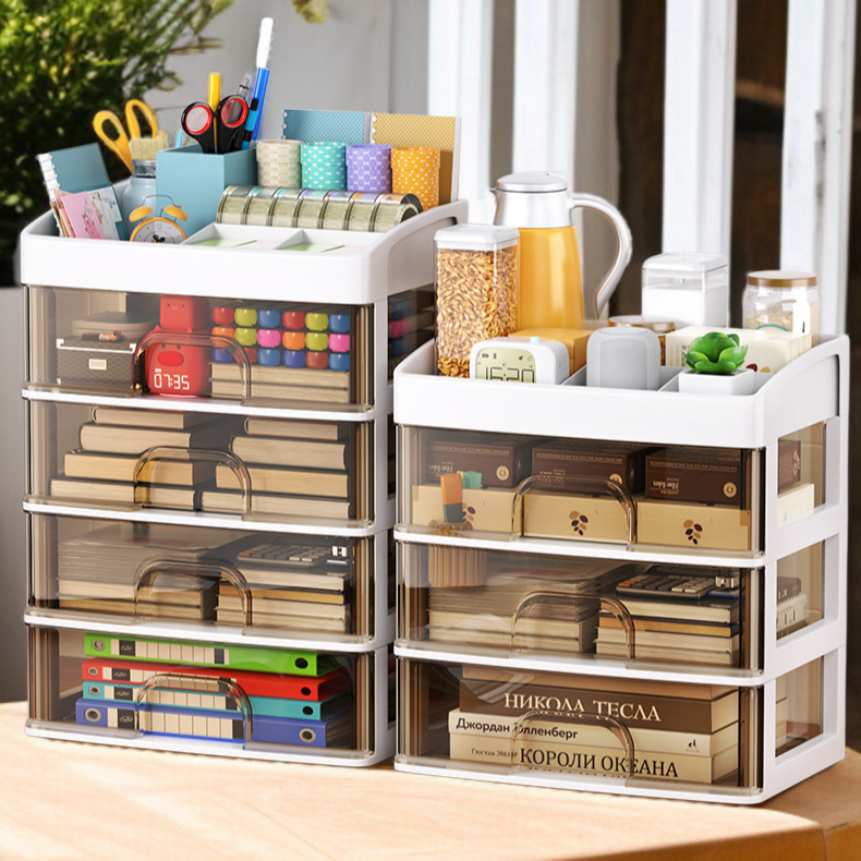 化粧品を整理できる多機能収納ラック