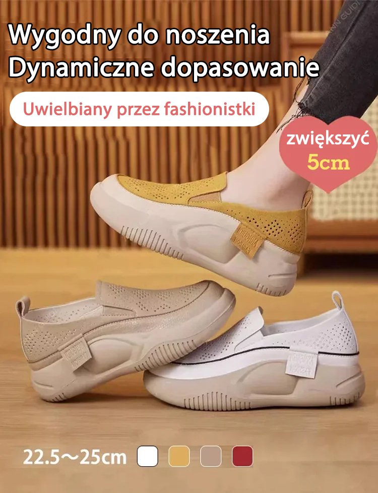 Okrągłe toe wydrążone buty Lefu dla kobiet