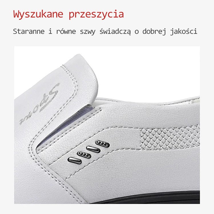Brytyjskie skórzane buty slip-on