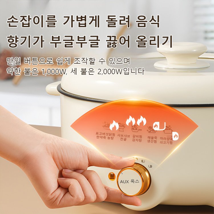 다기능 전기 원앙 냄비