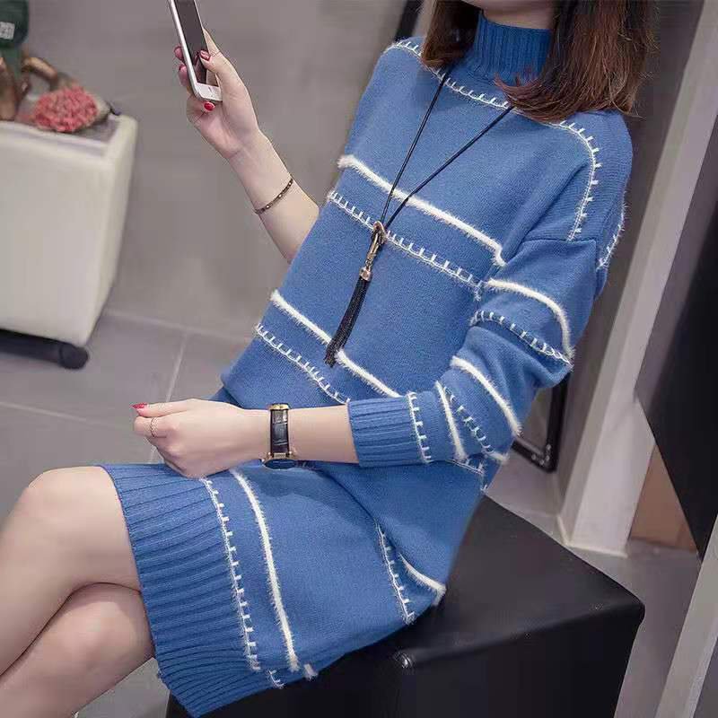 コーディネート自在多色展開ニットワンピース