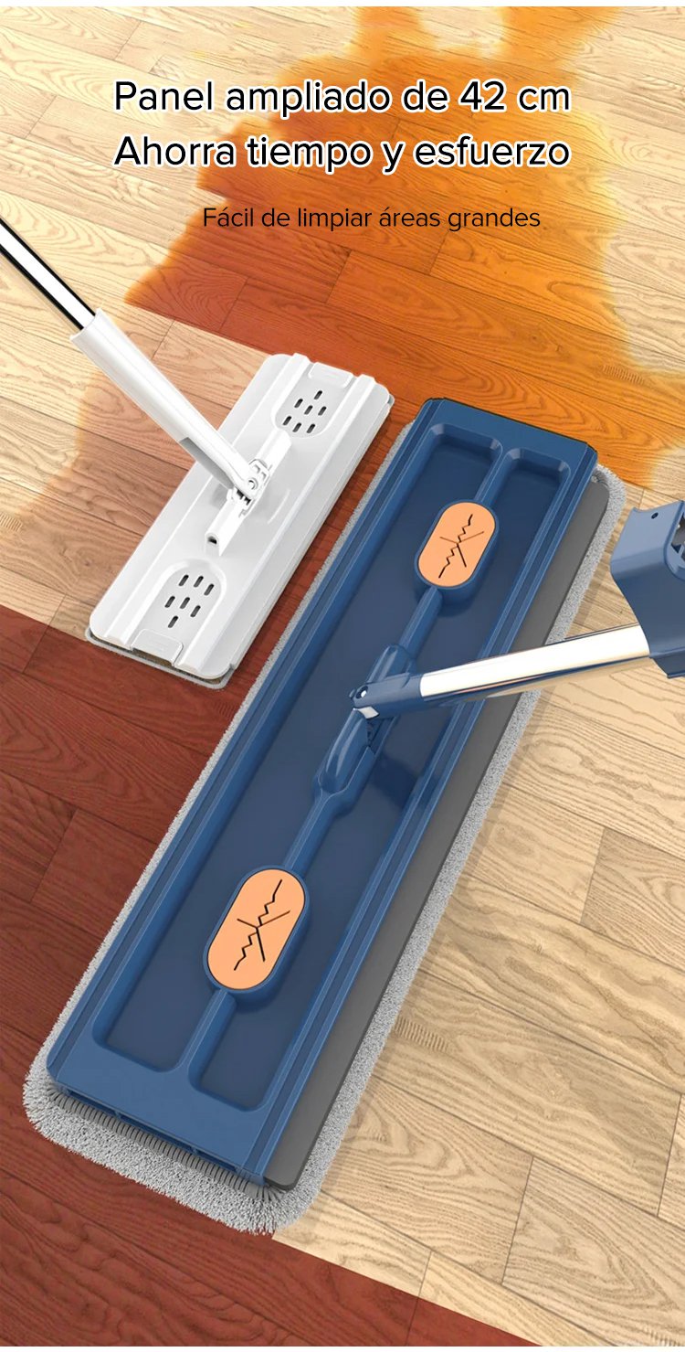 Trapeador grande y plano de nuevo estilo para limpieza eficiente