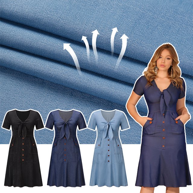 [สไตล์เดียวกันในห้าง]ชุดเดรสผูกโบว์ทรงหางปลาฟิตตัว 