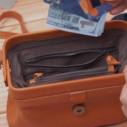 高級感レトロ風牛革手作りショルダーバッグ