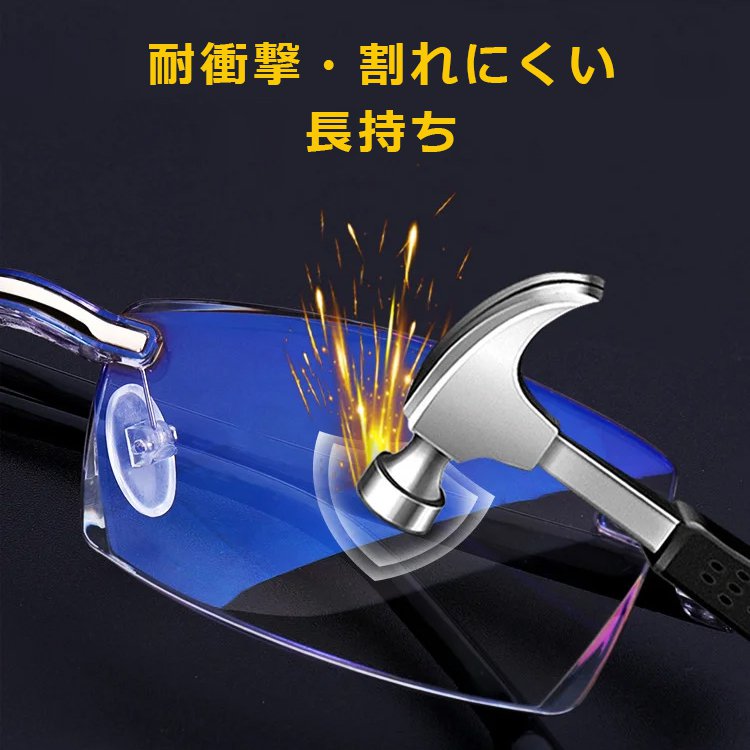 ブルーライトカット老眼鏡
