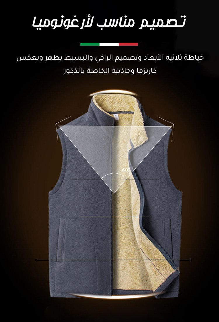 كنزة كشميرية دافئة إيطالية للرجال