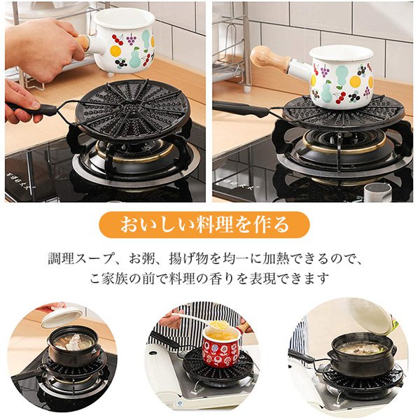 【ヒーティングプレート】誘導熱拡散板 直火対応 炊飯器拡散板 発熱板 熱伝導プレート 省エネ 良い熱伝導 焦げにくい